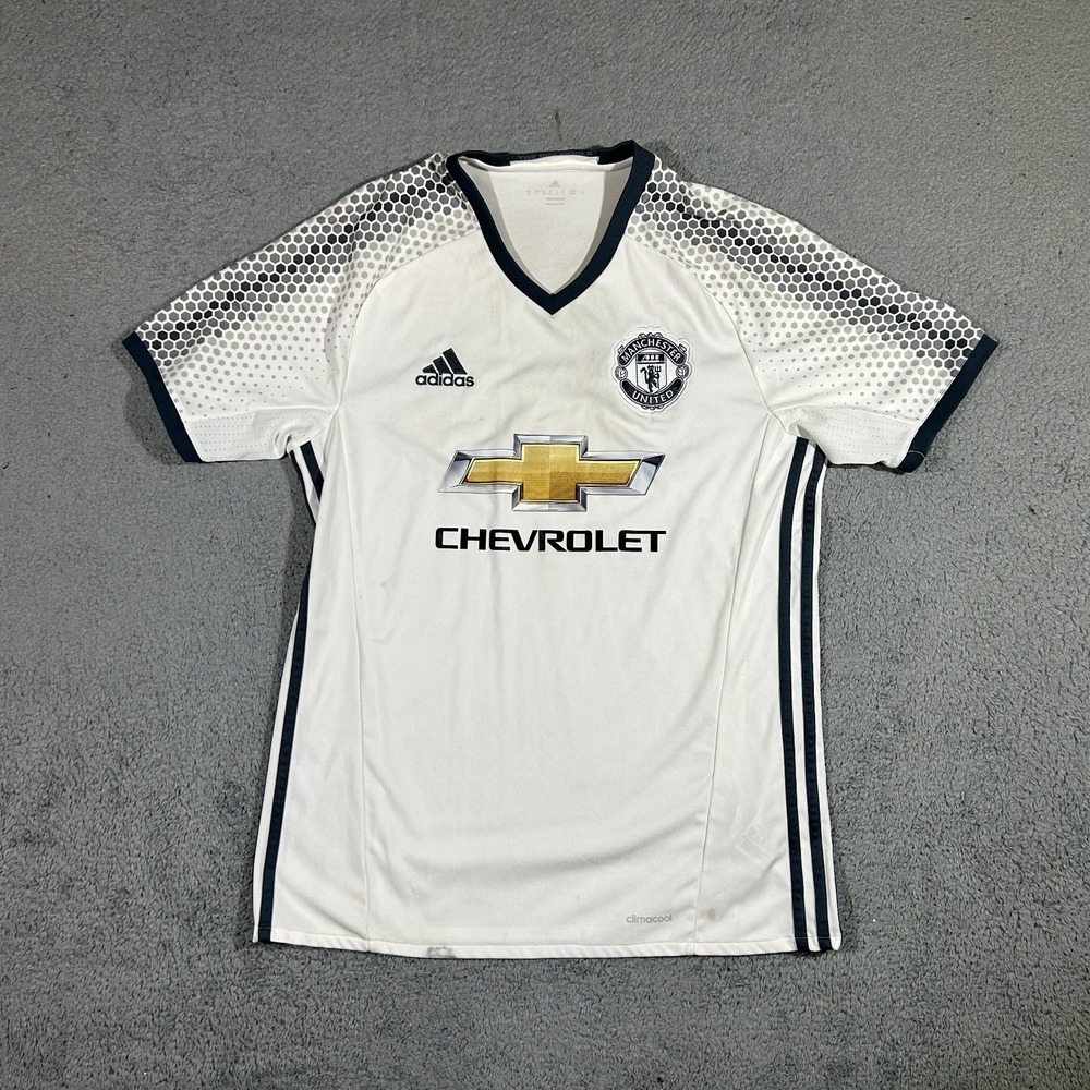 Men's 2016/17 Manchester United Jersey T-shirt  Men's Medium #3945